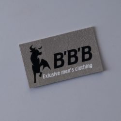 Бирка экокожа печать шелкография